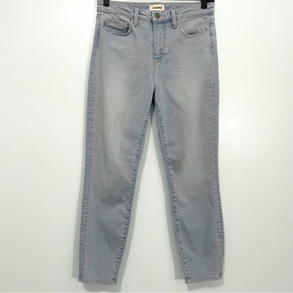 L'Agence Claudine High Rise Cropped Skinny Jeans Size 27